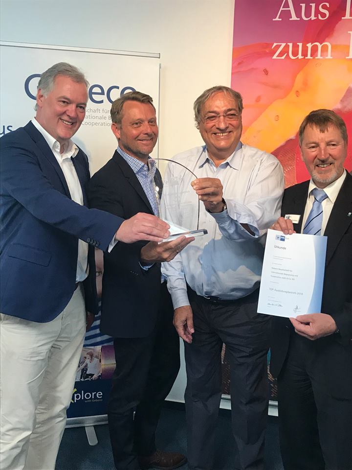 Gebeco Länder erleben erhält die Auszeichnung als TOP-Ausbildungsbetrieb